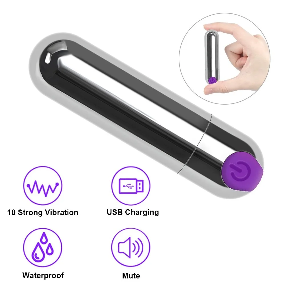Mini Rechargeable Clitoral Bullet Vibrator ( C0124 )