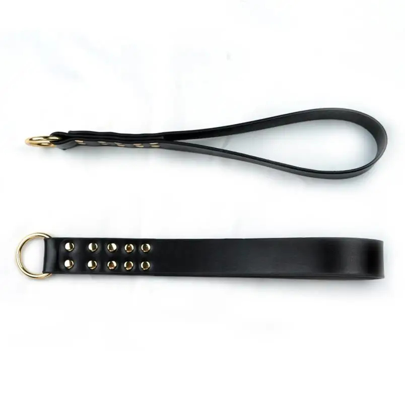PU Leather BDSM Loop Whip – Black ( K0186 )