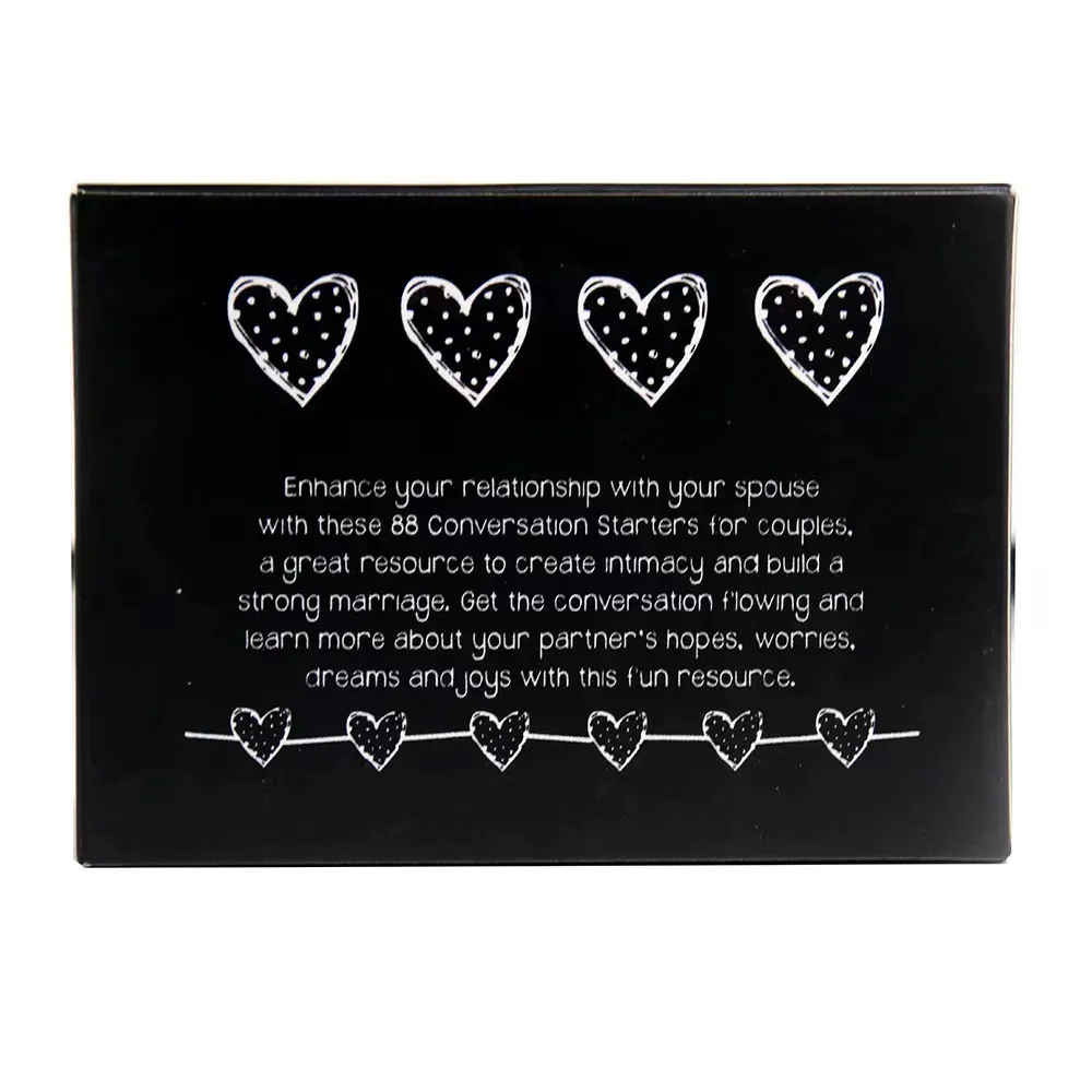 88 Great Conversation Starters Cards for Married Christian Couple ( K0918 )