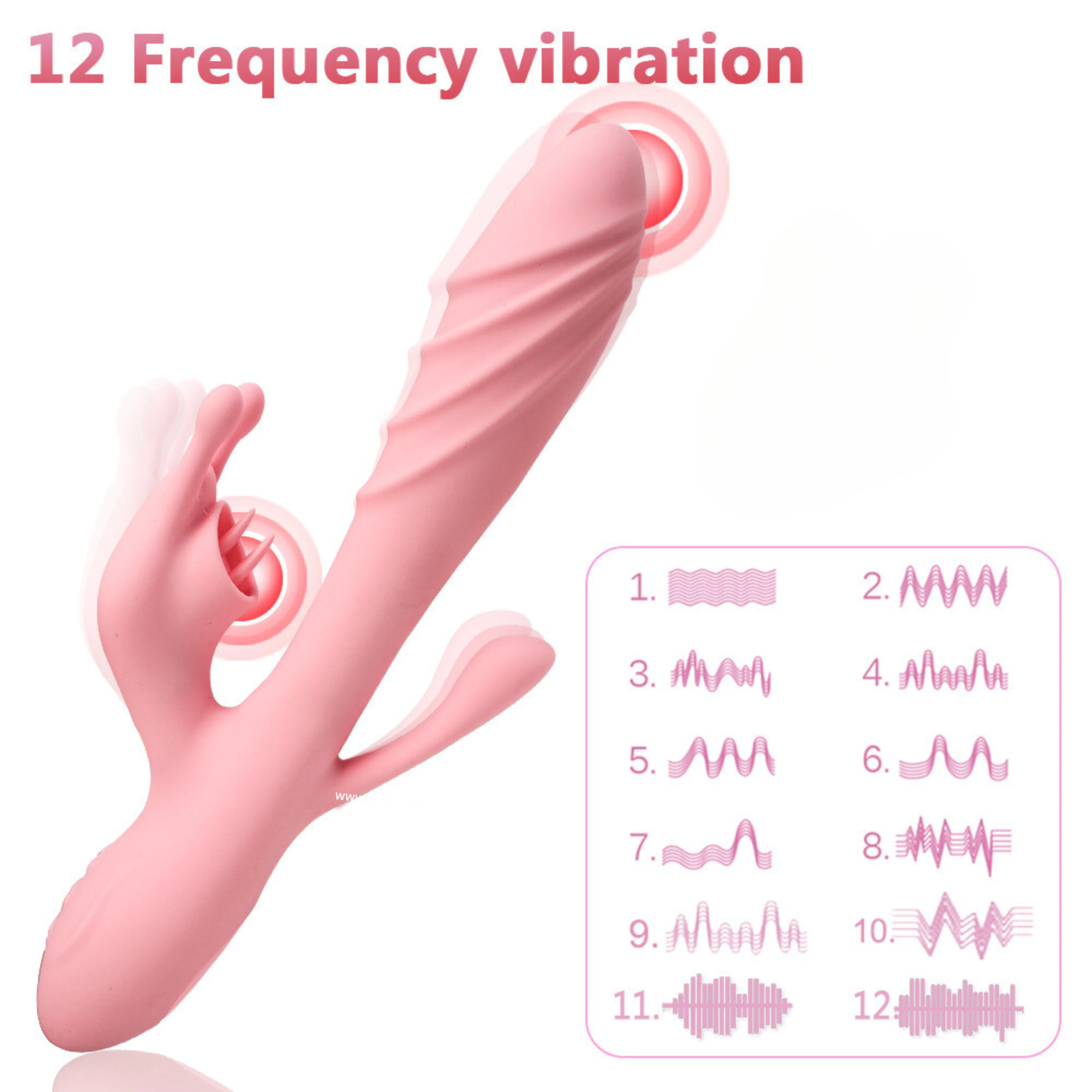 3-in-1Rabbit Vibrator ( B0259 )