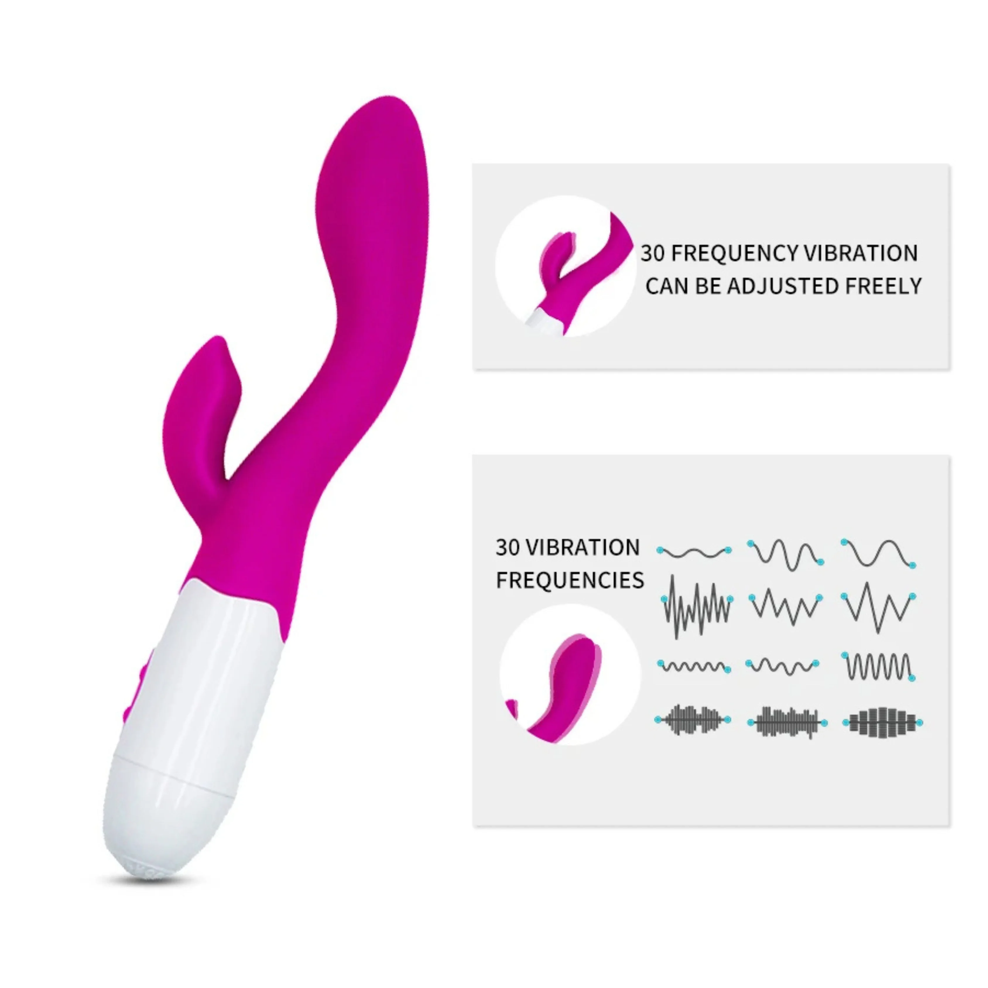 Double Spot Rabbit Vibrator ( B0214 )