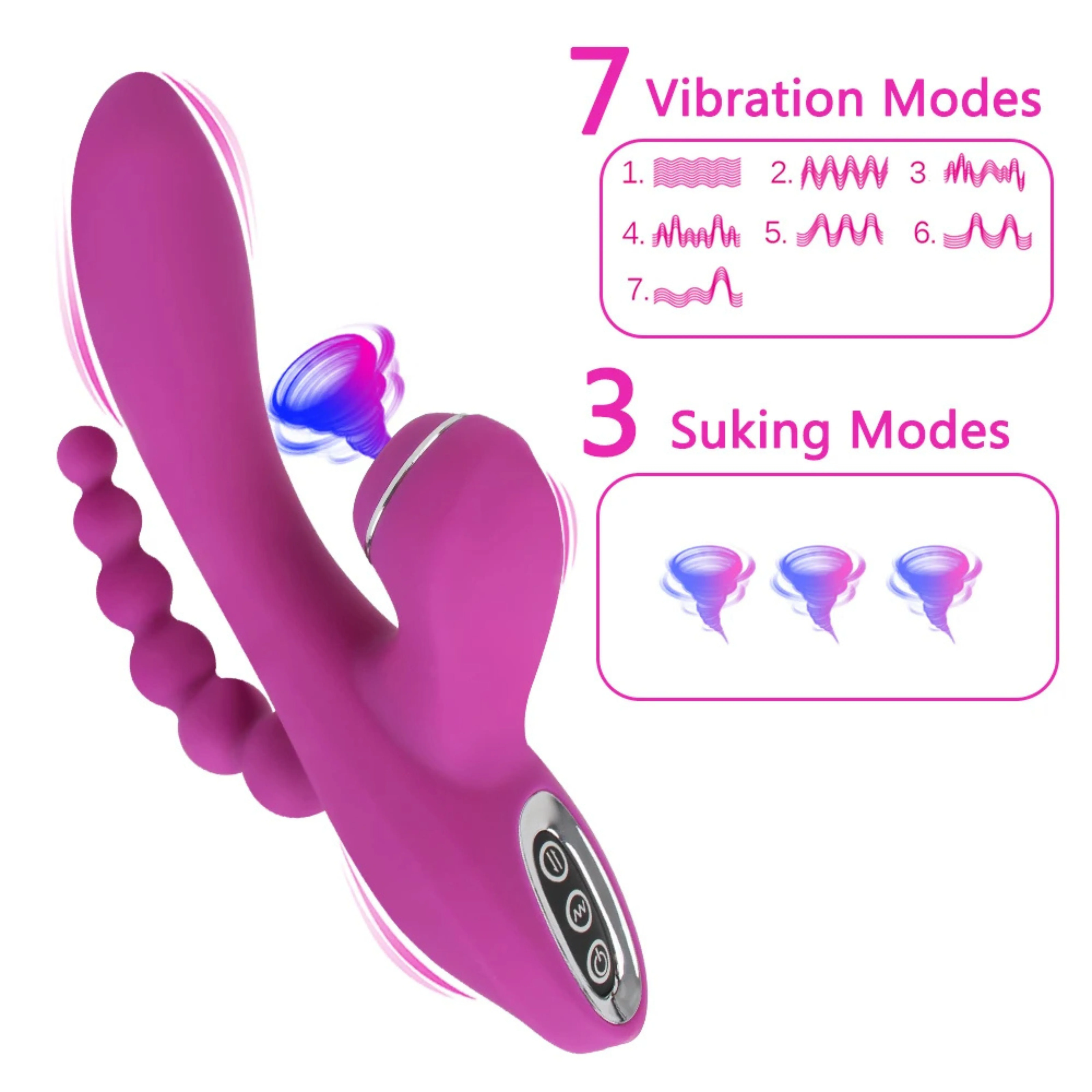 Andromine 3 in 1 beads Vibrator ( B0265 )