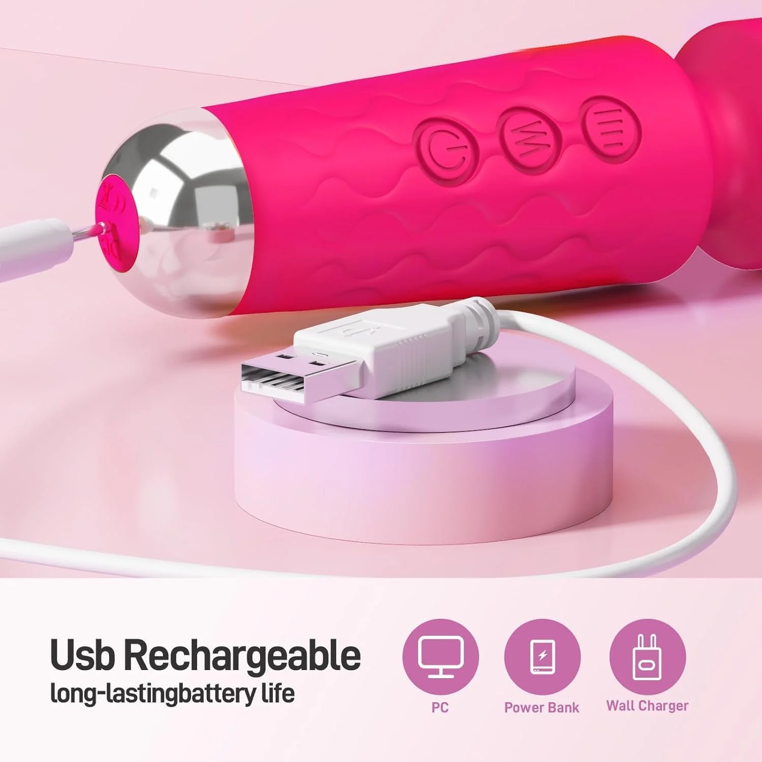 Geil Mini Powerful Wand Vibrator ( A0208 )