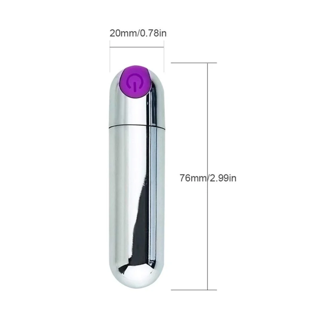 Mini Rechargeable Clitoral Bullet Vibrator ( C0126 )