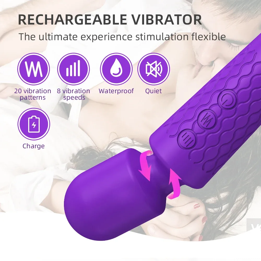 Geil Handheld Wand Vibrator – Powerful Rechargeable Personal Massager ( A0210 )