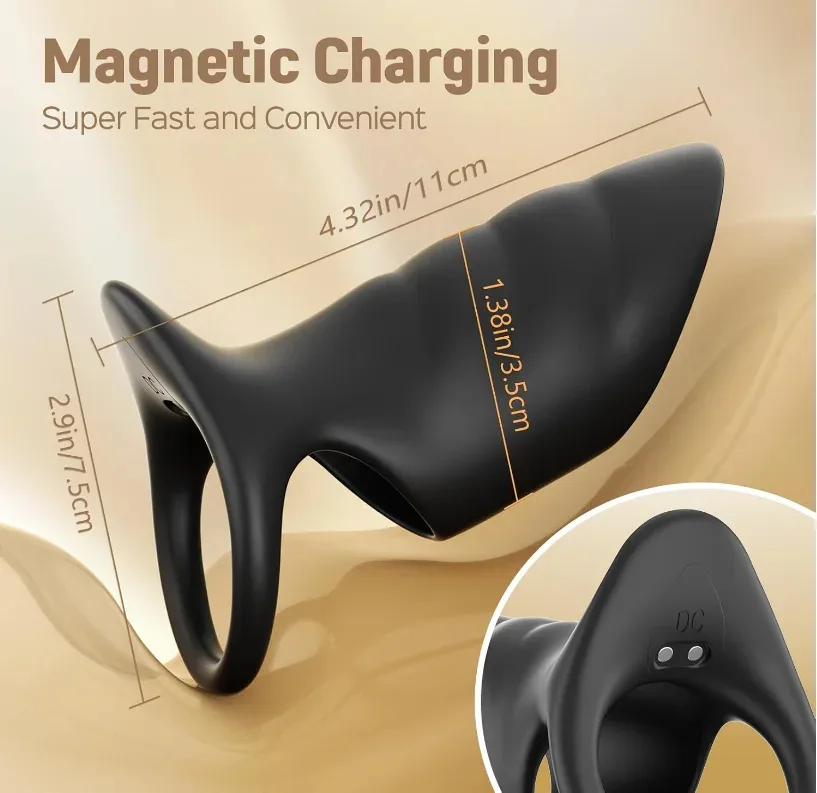 Vibrating Cock Ring - Controllable Enhancer Sleeve ( F0323 )