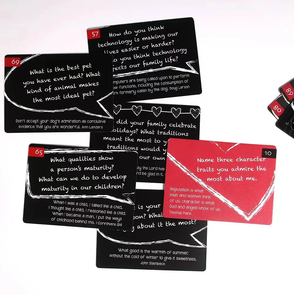 88 Great Conversation Starters Cards for Married Christian Couple ( K0918 )