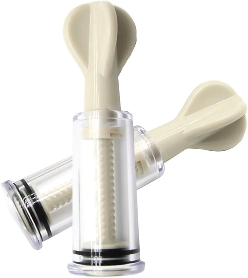 Twisted Nipple Suckers - Adjustable Suction for Intimate Pleasure |  ( C0128 )