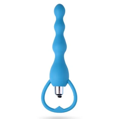 Beaded Anal Butt Plug Vibrator ( E0413 )