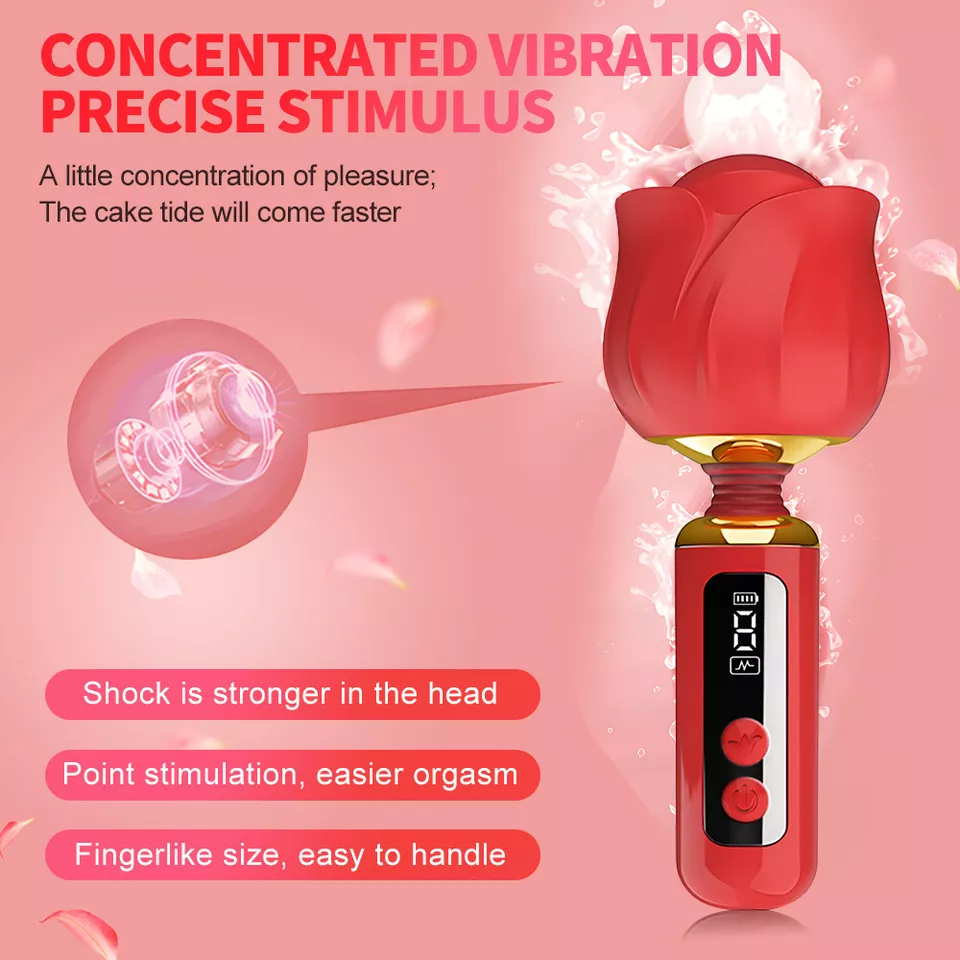AI Extended Version Rose Wand Vibrator ( C0135 )