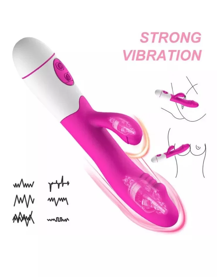 Double Spot Rabbit Vibrator ( B0251 )