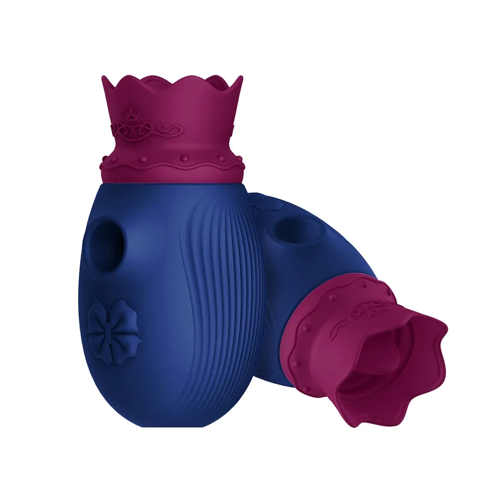 The Crown - 2 in 1 Clit sucker & licker Vibrator ( C0130 )