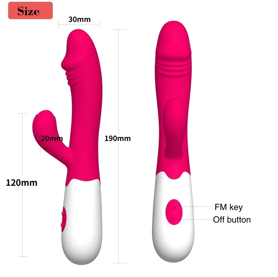 Double Spot Rabbit Vibrator ( B0250 )