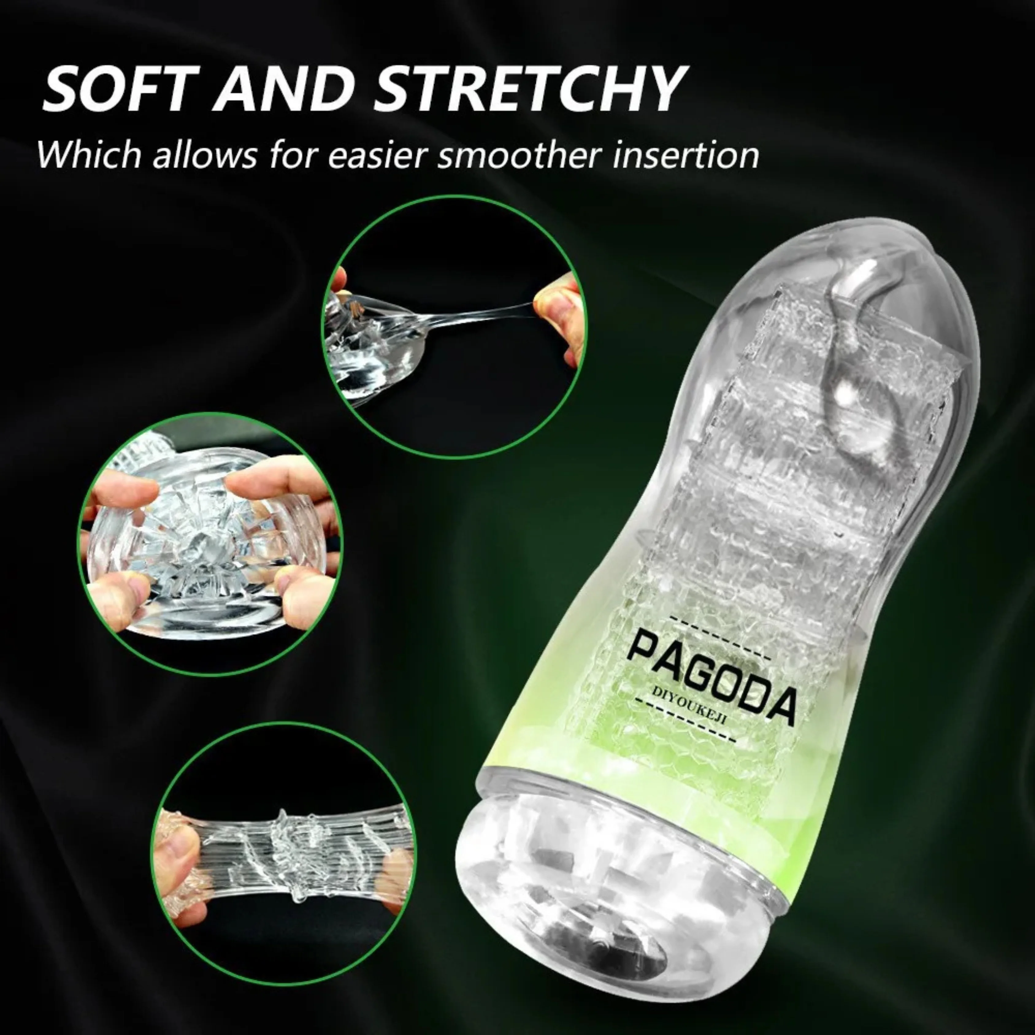 Re-Usable Handheld Male Pocket Pussy Masturbator Cup ( F0121 )
