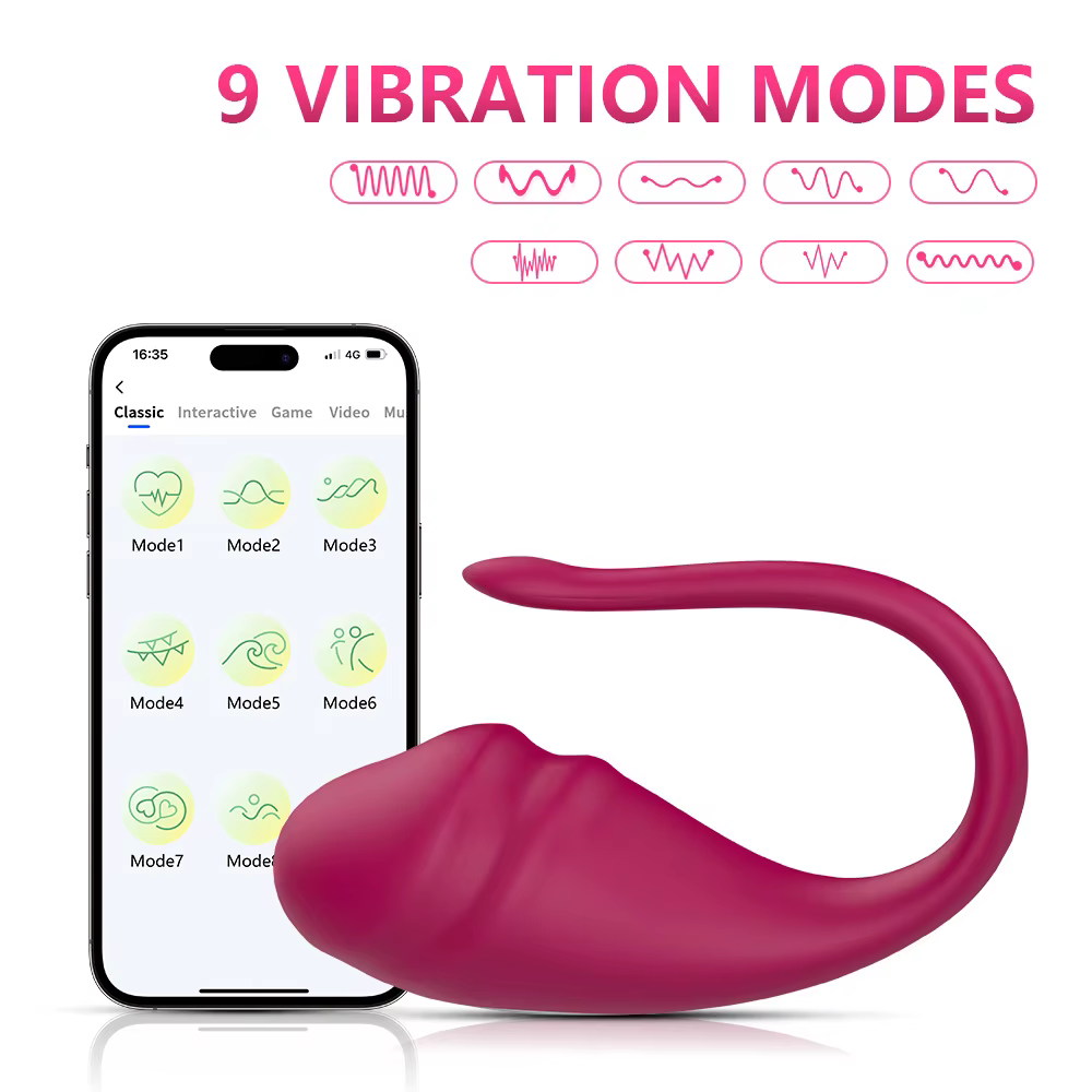 Smart App Control Love Egg Vibrator – USB Rechargeable Remote Massager ( C0304 )