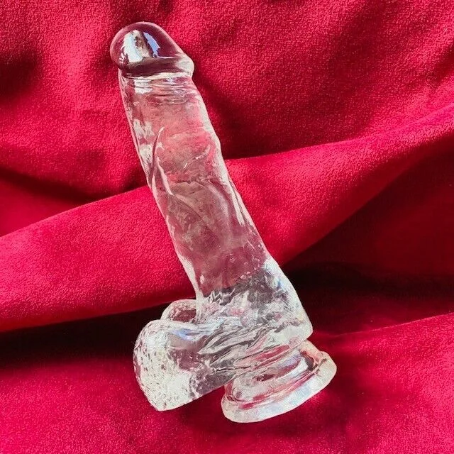 5 Inch Transparent Clear Dildo ( D0714 )
