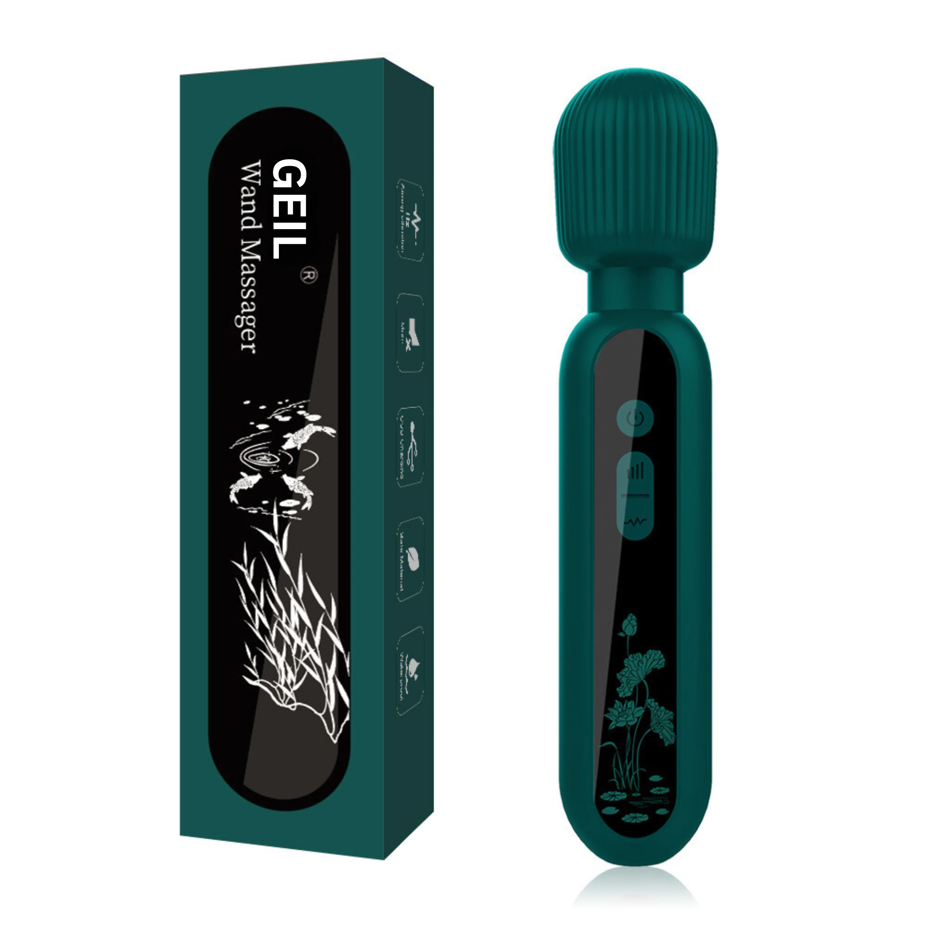 Cordless-Whisper Wand Vibrator ( A0454 )