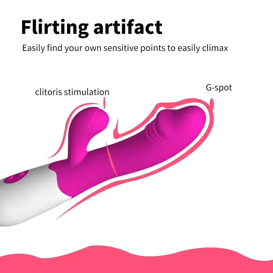 Double Spot Rabbit Vibrator ( B0251 )