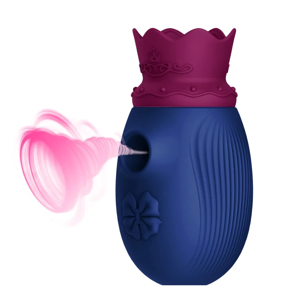 The Crown - 2 in 1 Clit sucker & licker Vibrator ( C0130 )