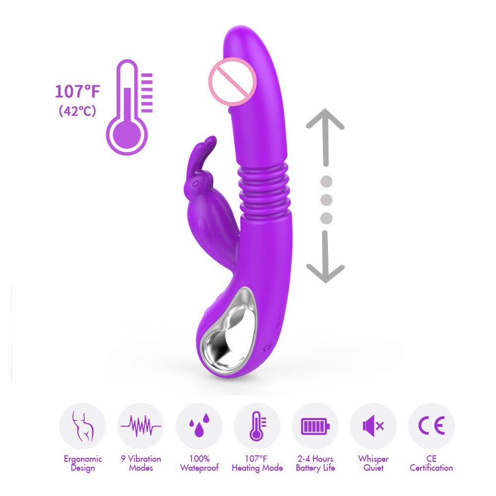 Dolphin Rabbit Vibrator ( B0125 )
