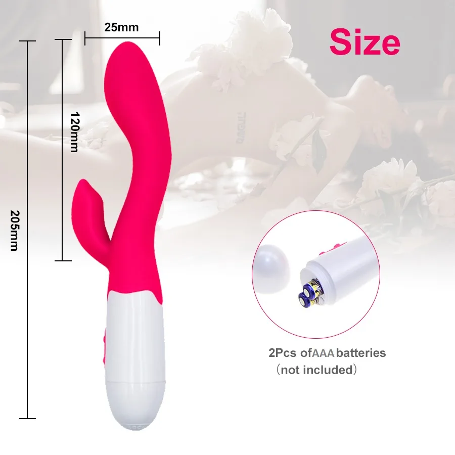 Double Spot Rabbit Vibrator ( B0213 )