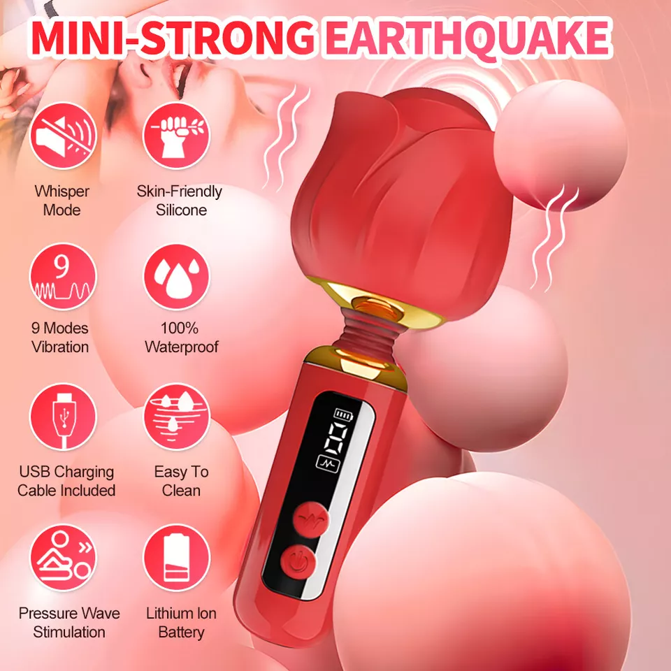 AI Extended Version Rose Wand Vibrator ( C0135 )
