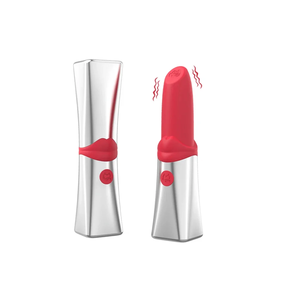 Chakki Era Rose Lips Lipstick Vibrator - ( C0121 )