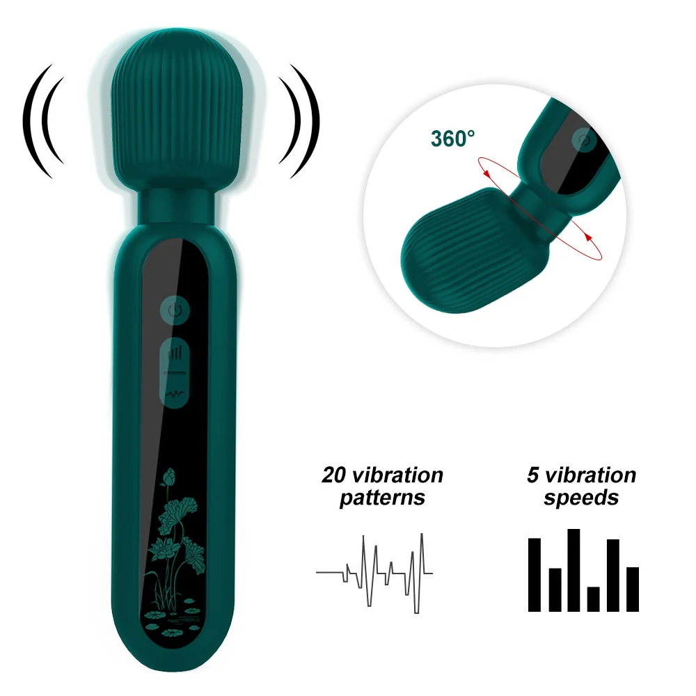 Cordless-Whisper Wand Vibrator ( A0454 )