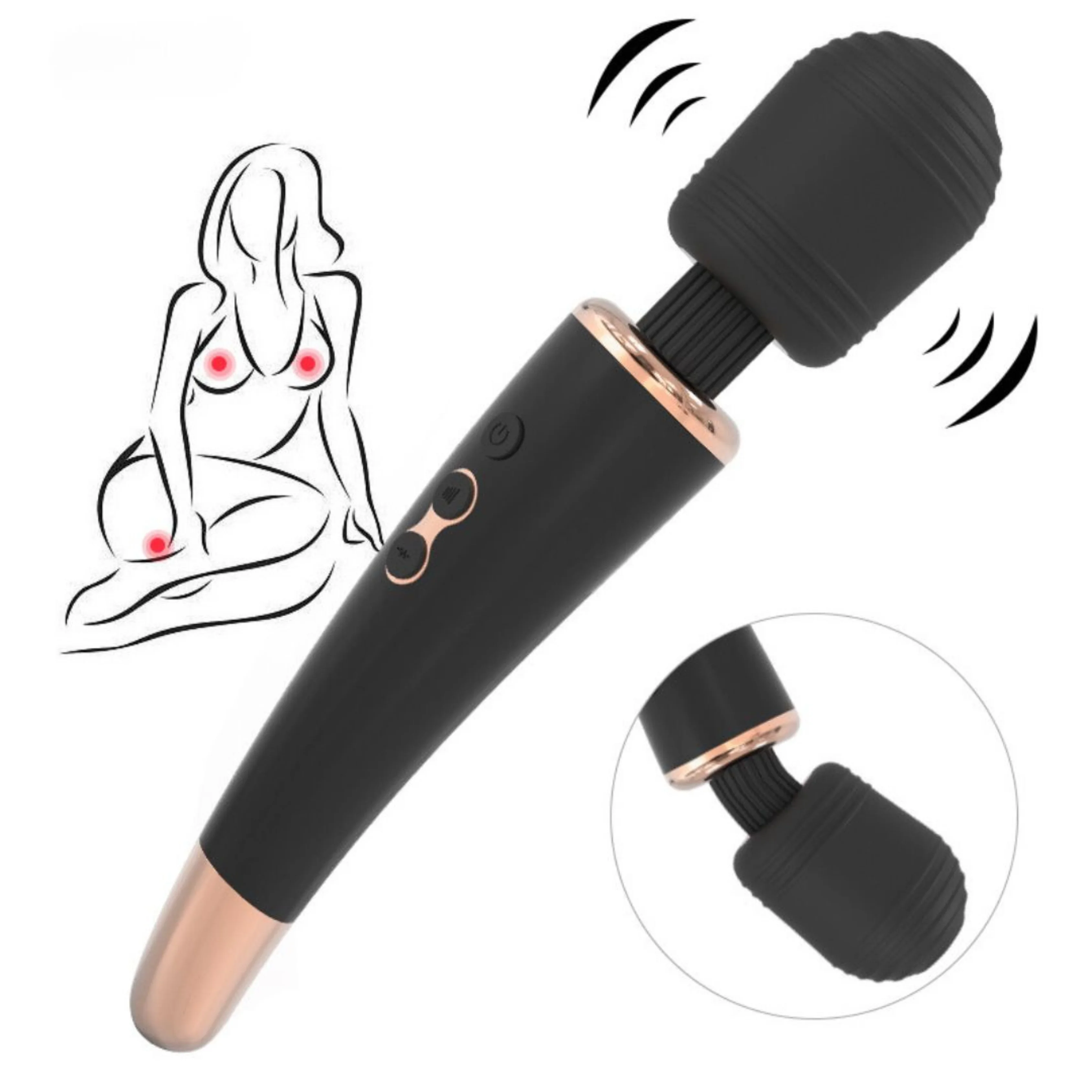 Av Super Wand Vibrator ( A0550 )