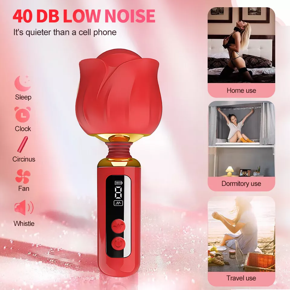 AI Extended Version Rose Wand Vibrator ( C0135 ) - GEILSTORE