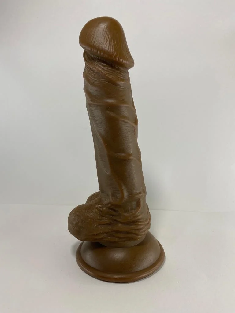 Dark Chocolate Veined Dildo ( D0702 )