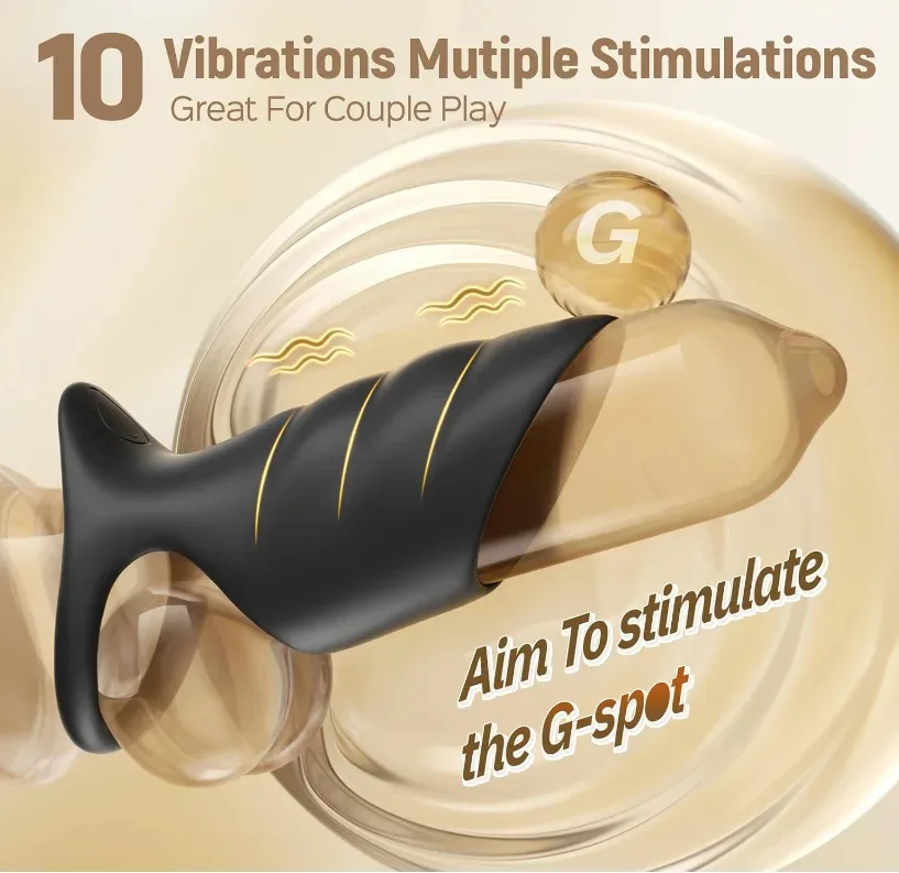 Vibrating Cock Ring - Controllable Enhancer Sleeve ( F0323 )