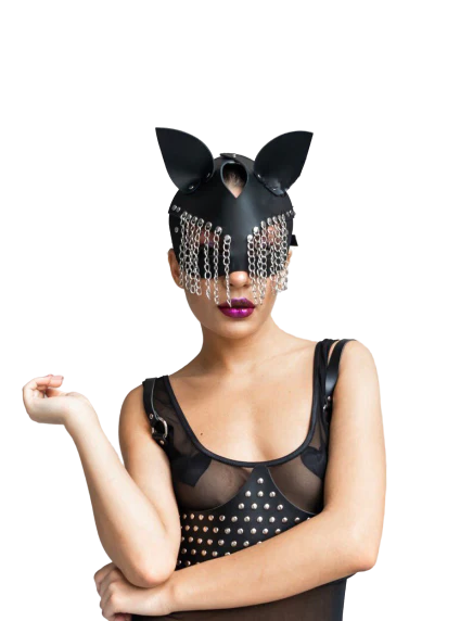 Gothic BDSM Car Mask ( K0240 )