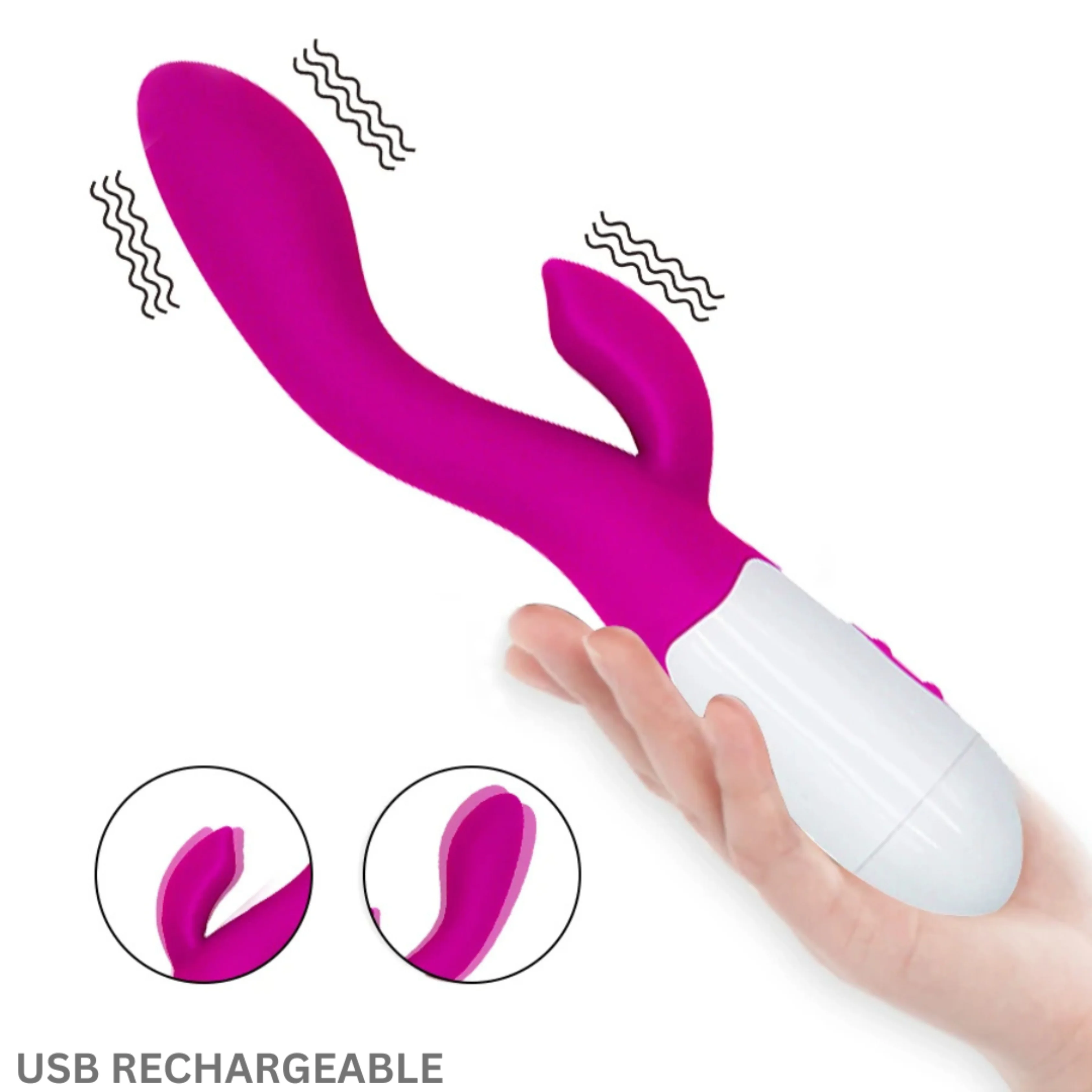 Double Spot Rabbit Vibrator ( B0214 )