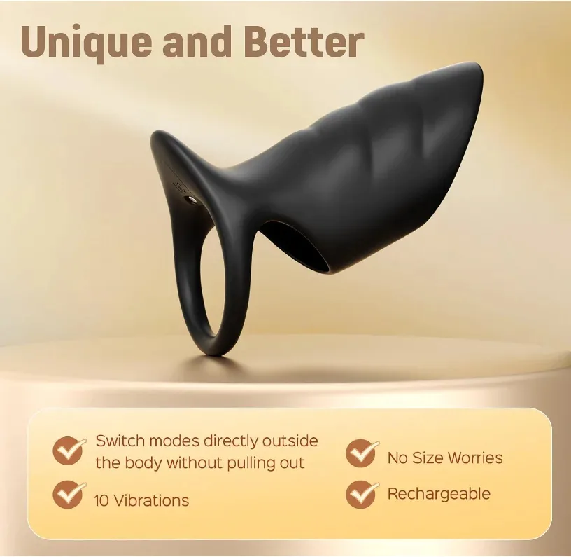 Vibrating Cock Ring - Controllable Enhancer Sleeve ( F0323 )