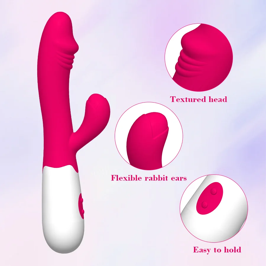 Double Spot Rabbit Vibrator ( B0250 )