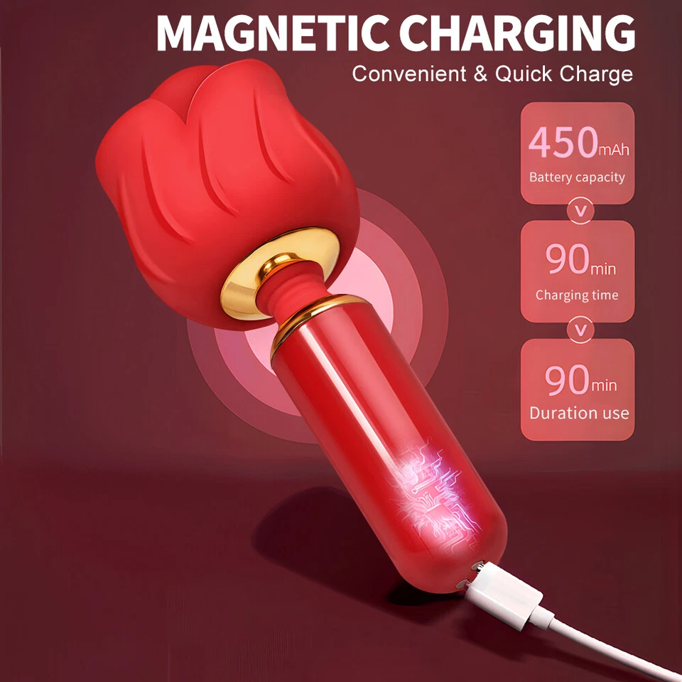 AI Extended Version Rose Wand Vibrator ( C0135 )