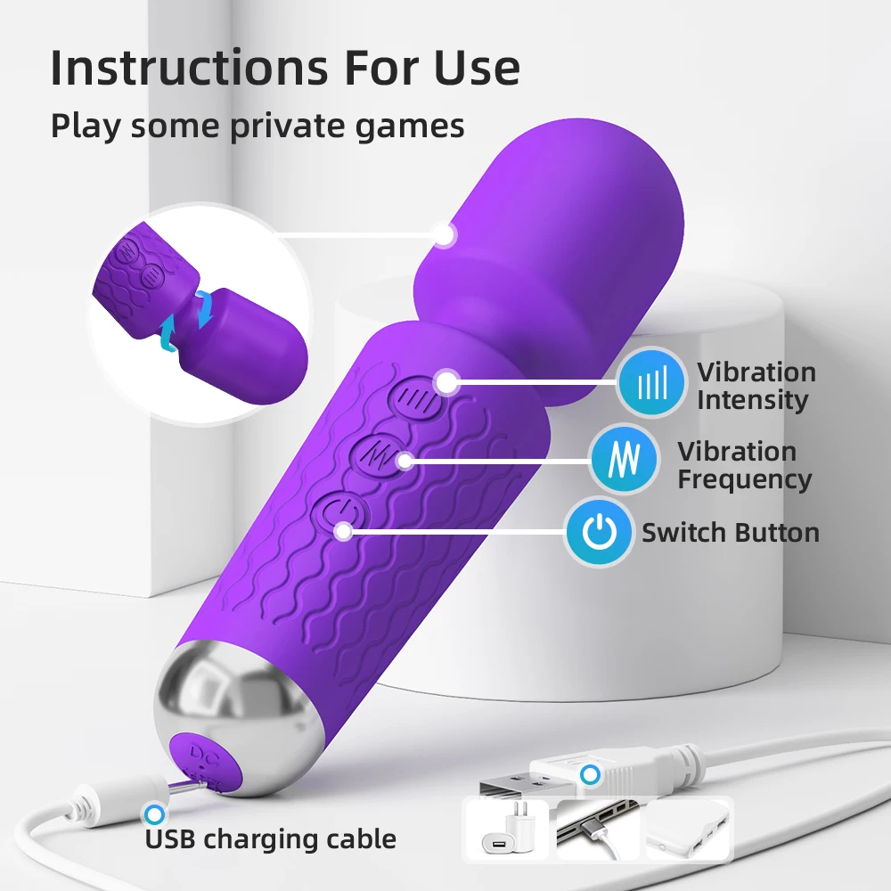 Geil Mini Powerful Wand Vibrator ( A0208 )