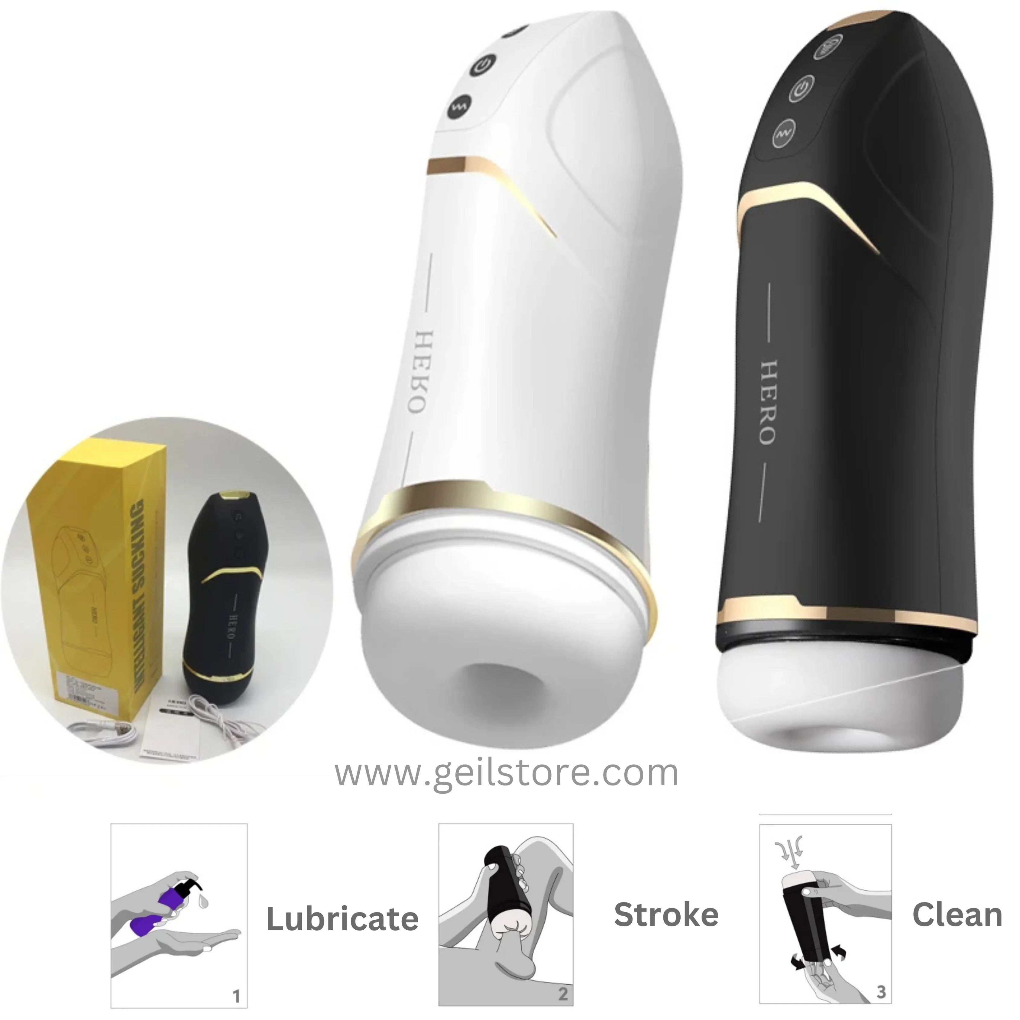 HandsFree Automatic Male Pocket Pussy Sucking Vibrator ( F0311 )