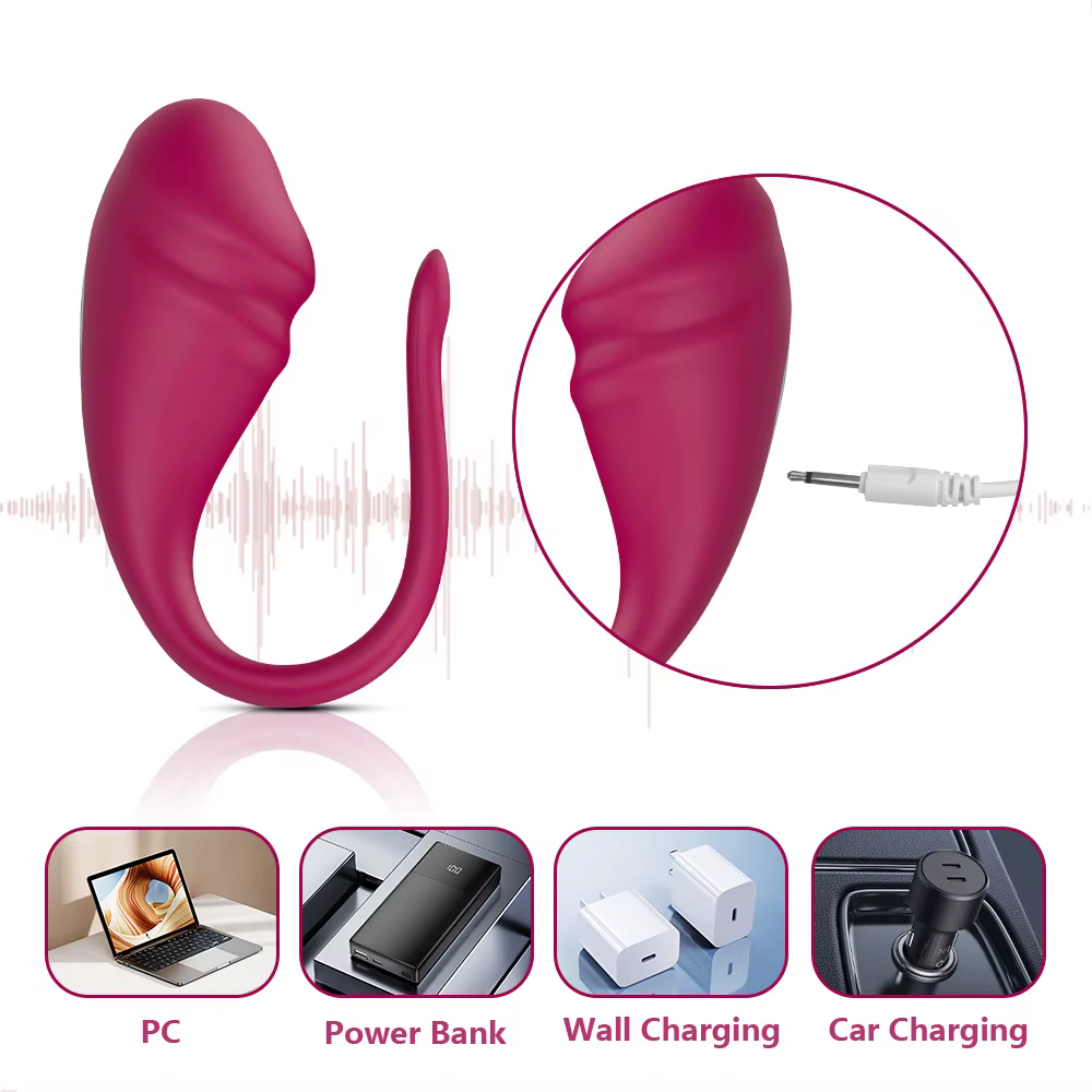 Smart App Control Love Egg Vibrator – USB Rechargeable Remote Massager ( C0304 )