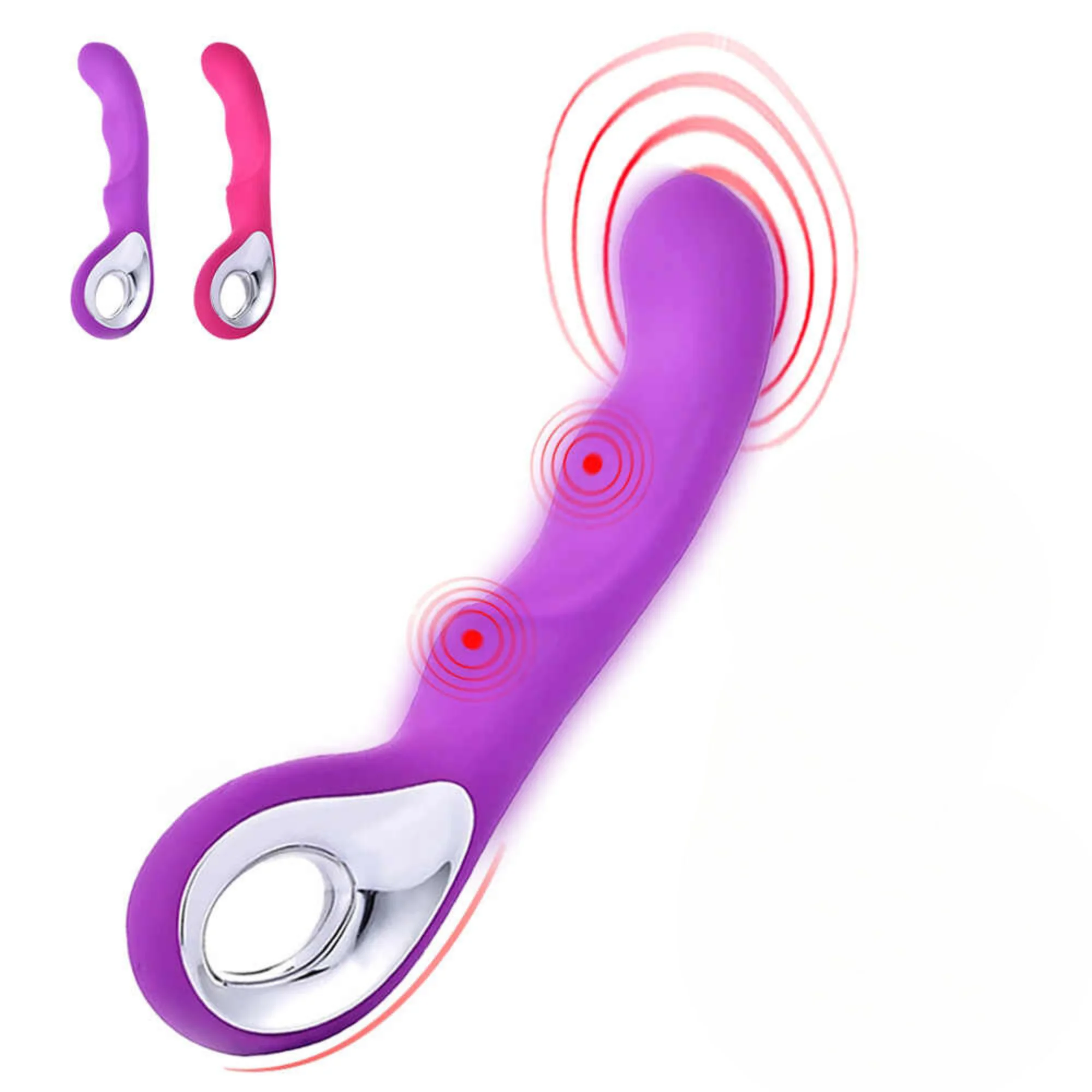Jack Ke 10-Speed Rechargeable G-Spot Wand Vibrator ( A0204 )